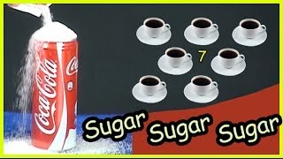 How much sugar in a can of Coke  cocacola [upl. by Diskin]