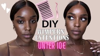 Wimpernverlängerung selber machen Tutorial  Lash Extensions DIY  Victoria Hadithi [upl. by Katinka]