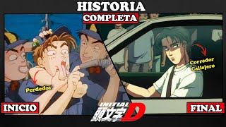 ◼️ INITIAL D LA HISTORIA COMPLETA de PRINCIPIO a FIN [upl. by Etteloc]