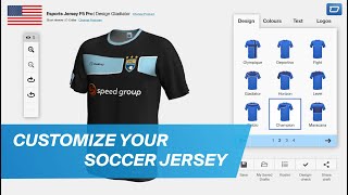 Soccer Jersey Design How to design your own soccer jersey with the owayo 3DDesigner [upl. by Belamy]