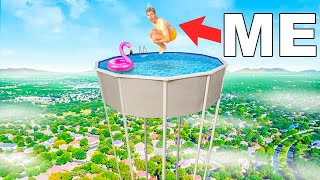 I Built the Worlds Tallest Pool in my Front Yard [upl. by Truman990]