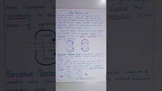 Meso Tartaric acid amp Racemic Tartaric acidStereochemistry of Carbon compoundsBScGeneralChemistry [upl. by Dimitri]