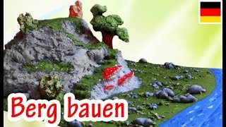 DIY  🎨 Berg selber bauen 🔨  Modellbau [upl. by Nellda]