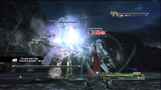 FINAL FANTASY XIII LIGHTNING EIDOLON ODIN BOSS BATTLE [upl. by Enotna698]