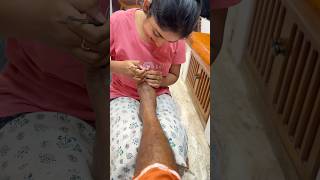 Nail and feet care day 💅 pedihomecare selfcare manicure nailcare fypviral shortsvideo fyp [upl. by Darreg]