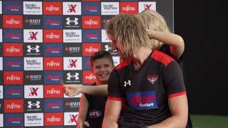 Thanks Hepp  An Essendon person through and through afl [upl. by Hennahane]