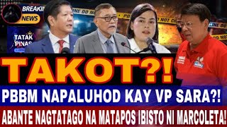 P B B M NAPALUHOD KAY VP SARA CONGABANTE NAGTATAGO NA MATAPOS IBISTO NI MARCOLETA [upl. by Lucine]