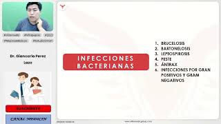 INFECCIONES BACTERIANAS PARTE 1  BRUCELOSIS BARTONELOSIS  INFECTOLOGÍA  VILLAMEDIC [upl. by Duahsar447]