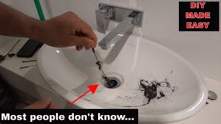 Unclog a blocked sink drain  4 main ways [upl. by Elbertine]