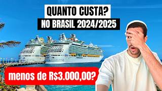 QUANTO CUSTA FAZER UMA VIAGEM DE CRUZEIRO NO BRASIL EM 20242025  MSC OU COSTA É MAIS BARATO [upl. by Everrs863]