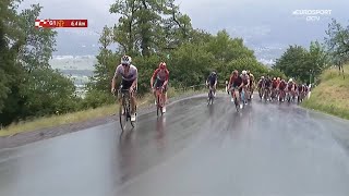 Résumé étape 3 Tour de Suisse 2023  Attaque de Evenepoel  Cyclisme [upl. by Harlin588]