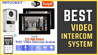 Best Video Intercom System  Tuya Smart App IP POE Video Intercom System Review [upl. by Dnalhsa]