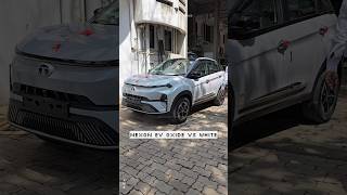 Tata Nexon Ev Oxide vs White Color shorts [upl. by Lledroc]