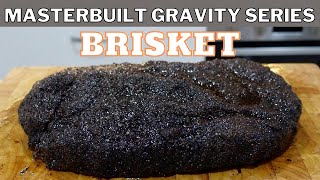 My MASTERBUILT GRAVITY SERIES Brisket Process [upl. by Eimirej597]