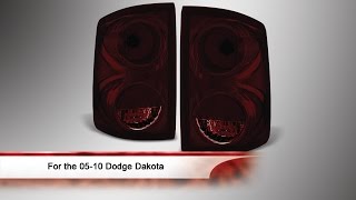 0510 Dodge Dakota OEM Style Tail Lights [upl. by Amann384]