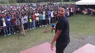 Vicky Brilliance performing at Bomet green stadium 2nd Junior Kotestes Launch [upl. by Cort680]