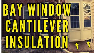 How to Seal amp Insulate a Bay Window Cantilever From the Outside [upl. by Hudson]