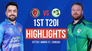 FULL HIGHLIGHTS  Afghanistan vs Ireland  1st T20I  Ireland Tour of Afghanistan 2024  ACB [upl. by Persson]