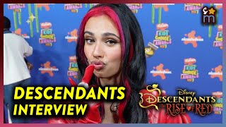 Kylie Cantrall Reacts to Descendants The Rise of Red Fan Theories amp Reveals Funniest Blooper [upl. by Nayk]