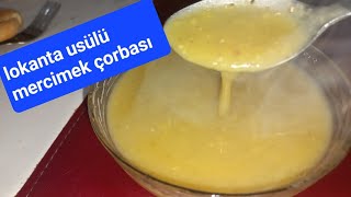 çorba tarifleri 40 YILLIK USTASINDAN kemik suyuyla mercimek çorbası [upl. by Aicxela]