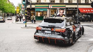 Jon Olsson’s Audi RS6 DTM – most sought after car in the history of Uber Stockholm [upl. by Wolfie]