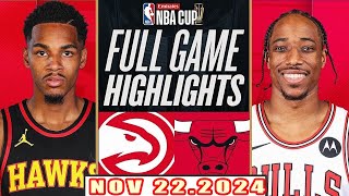 Chicago Bulls Vs Atlanta Hawks FULL GAME Highlights Nov 222024 NBA Season 202425 [upl. by Ymirej]