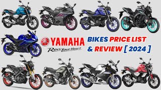 2024 Yamaha All Bikes Price List💥 On Road Price  Mileage  Top Speed  Detailed Review  New Model [upl. by Stich]