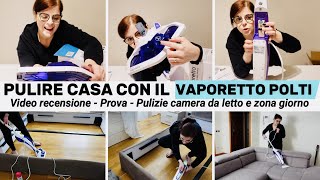 🎀SCOPA A VAPORE POLTI SV440 DOUBLE🌸  RECENSIONE E PULIZIE ESTREME DI CASA 🏡 Alessandravi2021 [upl. by Keefe]