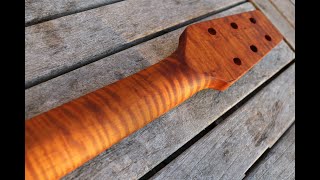 Telecaster neck from paddle to Snakehead [upl. by Isabea]