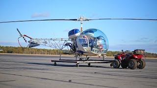 Bell 47  H13 helicopter review and flight [upl. by Dodi]