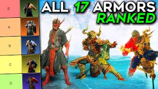 All Black Myth Wukong ARMOR Tier List  SPOILER FREE  Ranking EVERY Single Armor Set  syrobe [upl. by Ahsa]