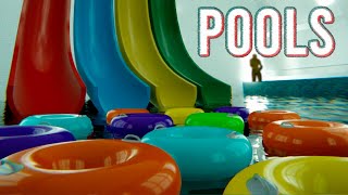 POOLS  An Eerie Poolcore Liminal Space Game with MC Escher amp Jared Pike Inspired Architecture [upl. by Kliment366]