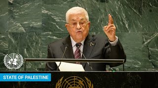 🇵🇸 State of Palestine  President Addresses United Nations General Debate 79th Session  UNGA [upl. by Nibuz833]