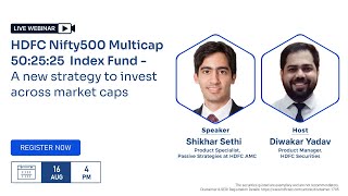 HDFC Nifty500 Multicap 502525 Index Fund  A new strategy to invest across market caps [upl. by Notslar]