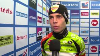 Wout Van Aert quotWat een fantastische sfeerquot GP Sven Nys bpost bank trofee [upl. by Gosser]