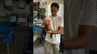 Elbow pain Try this brace while on the mend🏥elbowpain [upl. by Lareena541]