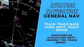 CPLATPL General navigationTRACK HEADING TRACK MADE GOOD DRIFT TRACK ERRORImportant questions😎 [upl. by Oicirbaf960]