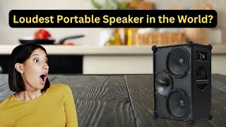 Top 3 Loudest Portable Bluetooth Speakers in The World 2024  Loudest Speaker Ever [upl. by Lehpar]