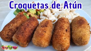 ✅CROQUETAS DE ATUN Receta Fácil ¡Sin Carne mihogardulcehogar croquetasdeatun recetasrapidas [upl. by Keary]