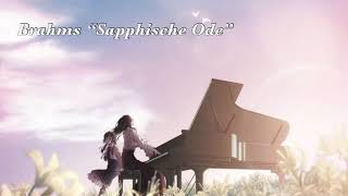 J Brahms 5 Lieder op 94  4 “Sapphische Ode” in Fdur piano accompaniment [upl. by Fatsug]