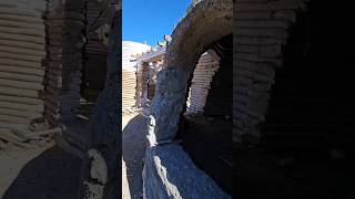 Superadobe Dome House Tour home shorts how tour diy [upl. by Ulphiah]