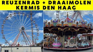 Draaimolen en Lamberink Reuzenrad op Kermis Den Haag 2023 [upl. by Petra]