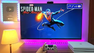 Spiderman Miles Morales PS4 PRO 4K HDR [upl. by Yardna958]