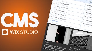 How to use the CMS in Wix Studio [upl. by Acisey53]