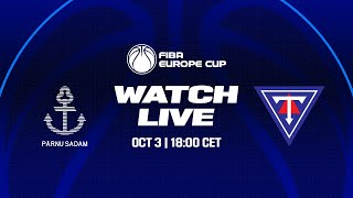 Parnu Sadam v Tindastoll  Full Basketball Game  FIBA Europe Cup 202324 [upl. by Annasor]