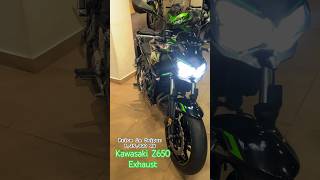 Kawasaki Z650 Exhaust Sound z650 wheelie superbike z900 exhaust bikerider biker dreambike [upl. by Weasner]