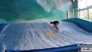 Guy doing crazy tricks on the flowrider contest [upl. by Odlanor]