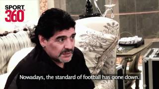 Diego Maradona on the Best Team Evermp4 [upl. by Eelsha]