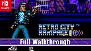 Retro City Rampage DX Full Walkthrough no commentary  Nintendo Switch [upl. by Ecnarf776]