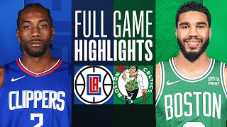 CLIPPERS at CELTICS  FULL GAME HIGHLIGHTS  January 27 2024 [upl. by Aitercul954]